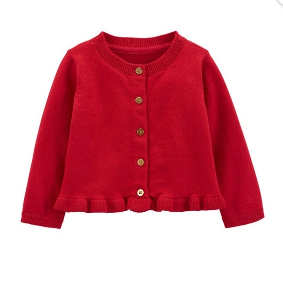 Carter’s Peplum Cardigan Size 24 Months - Picture 1 of 4